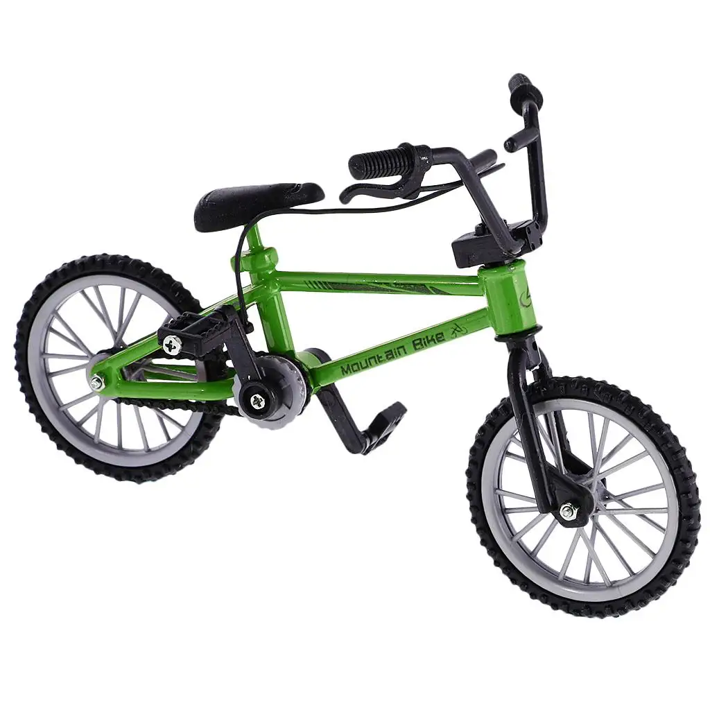 Home Ornament Simulation Bicycle Model Alloy Miniature Bike 1 24 Scale for Park Garden Scenery Building
