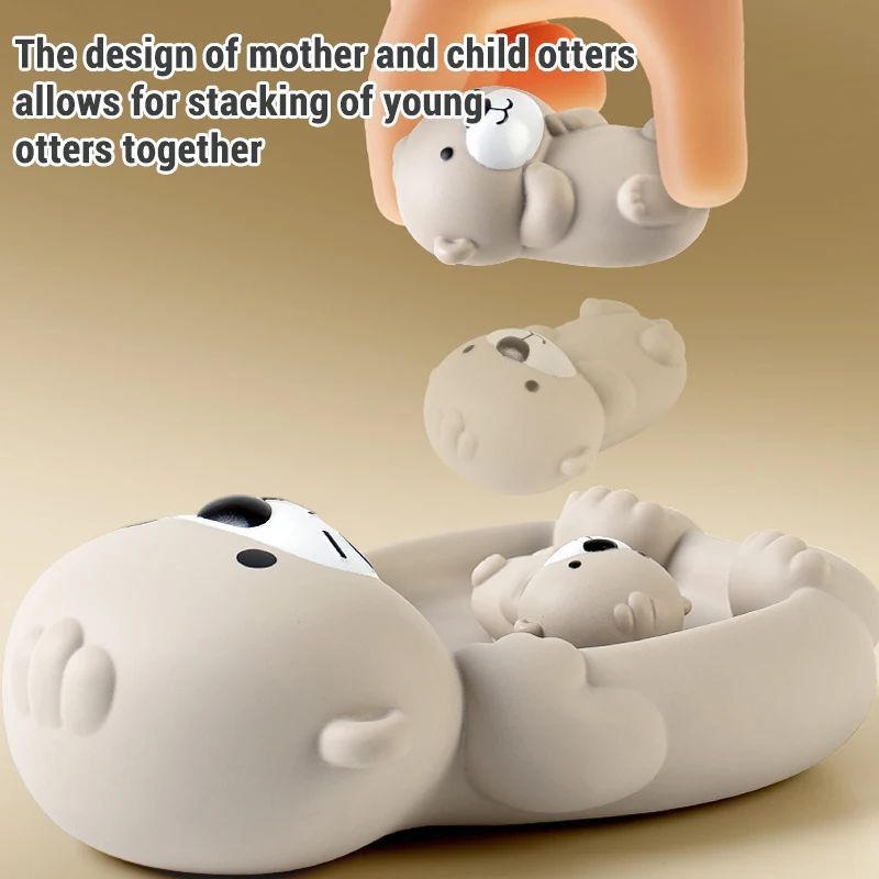 ของเล่นตุ๊กตาตัวนากสำหรับเด็ก 4 ชิ้น ของเล่นลอยน้ำสำหรับเล่นในสระน้ำ ของเล่นเสริมพัฒนาการเด็ก ของเล่นตุ๊กตาตัวนากลอยน้ำสำหรับอาบน้ำเด็ก ของขวัญ