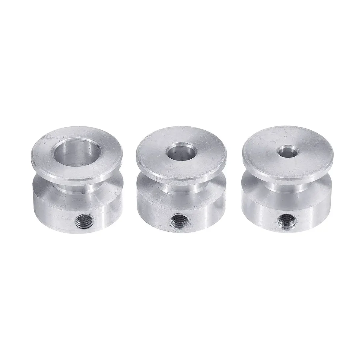 4/5/6/8/10mm Pulley 20mm Aluminum Alloy Single Groove Fixed Bore Pulley Wheel for Motor Shaft 6mm Belt