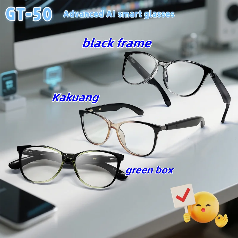 

AI Translation Smart Glasses with photochromic lenses, support 160+ languages real-time translation