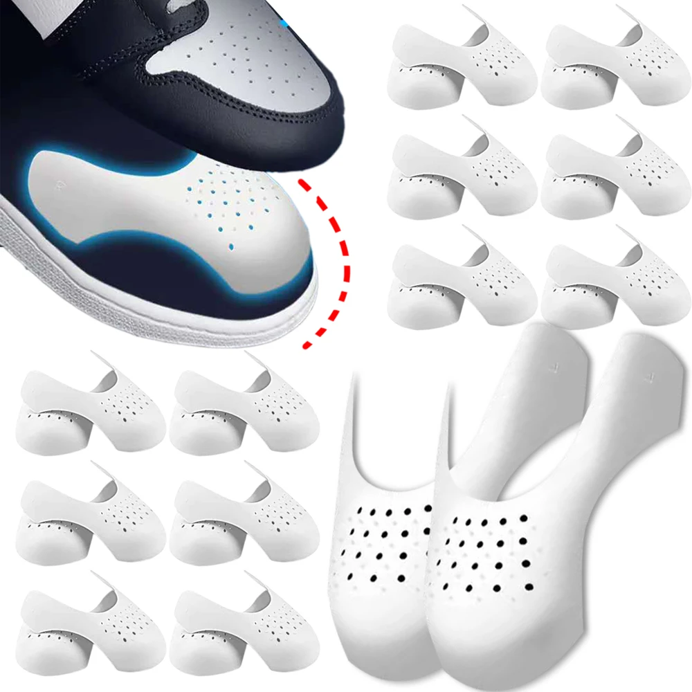 Breathable Protector Shoe Head Stretcher Sneaker Anti Crease Wrinkled Fold Shoe Support Toe Sport Crease Protector Accessories