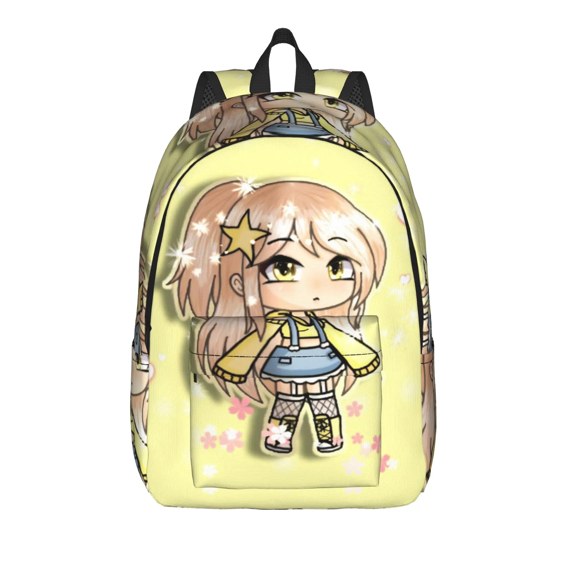 Gacha Life Cartoon Backpack for Men Women Fashion High School Work Daypack  Laptop Shoulder Bag Sports