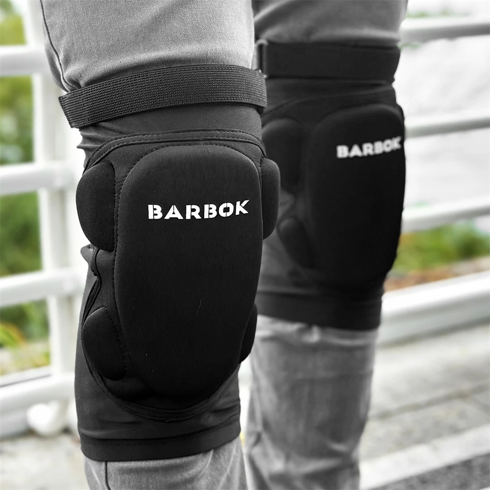 BARBOK Motorcycle Pads Breathable Shorts Upgrade Padded 3D Hip Pad Protector Armor Outdoor Ski Skate Skating Snowboard Knee Pads