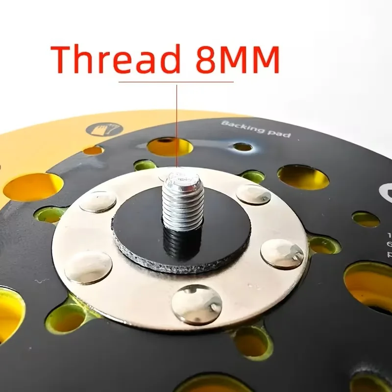 6 Zoll 150mm Schleifpad mit Klettverschluss, Schleifblock für MIRKA Schleifmaschine, Schleifwerkzeug, Polierer-Zubehör – Detail 4
