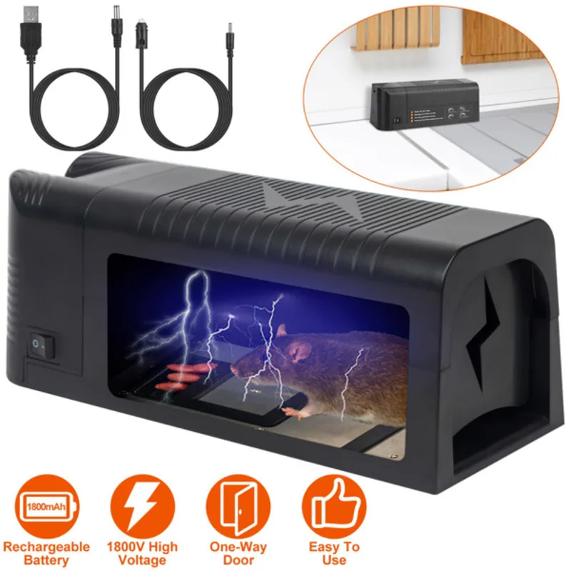 

High pressure Mouse Trap Suitable For All Rodents Multifunctional Rechargeable Easy To Use Easy To Operate