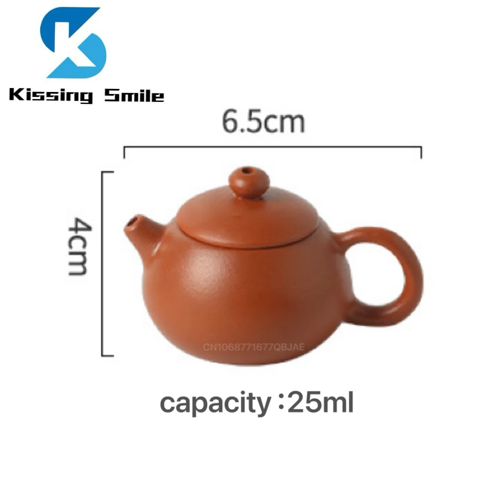 10pcs 20pcs Mini Teapot Ceramic Purple Clay Dry Ice Container Smoke Drink Ornament for Cocktail Drinks Milk Tea Decor Sashimi