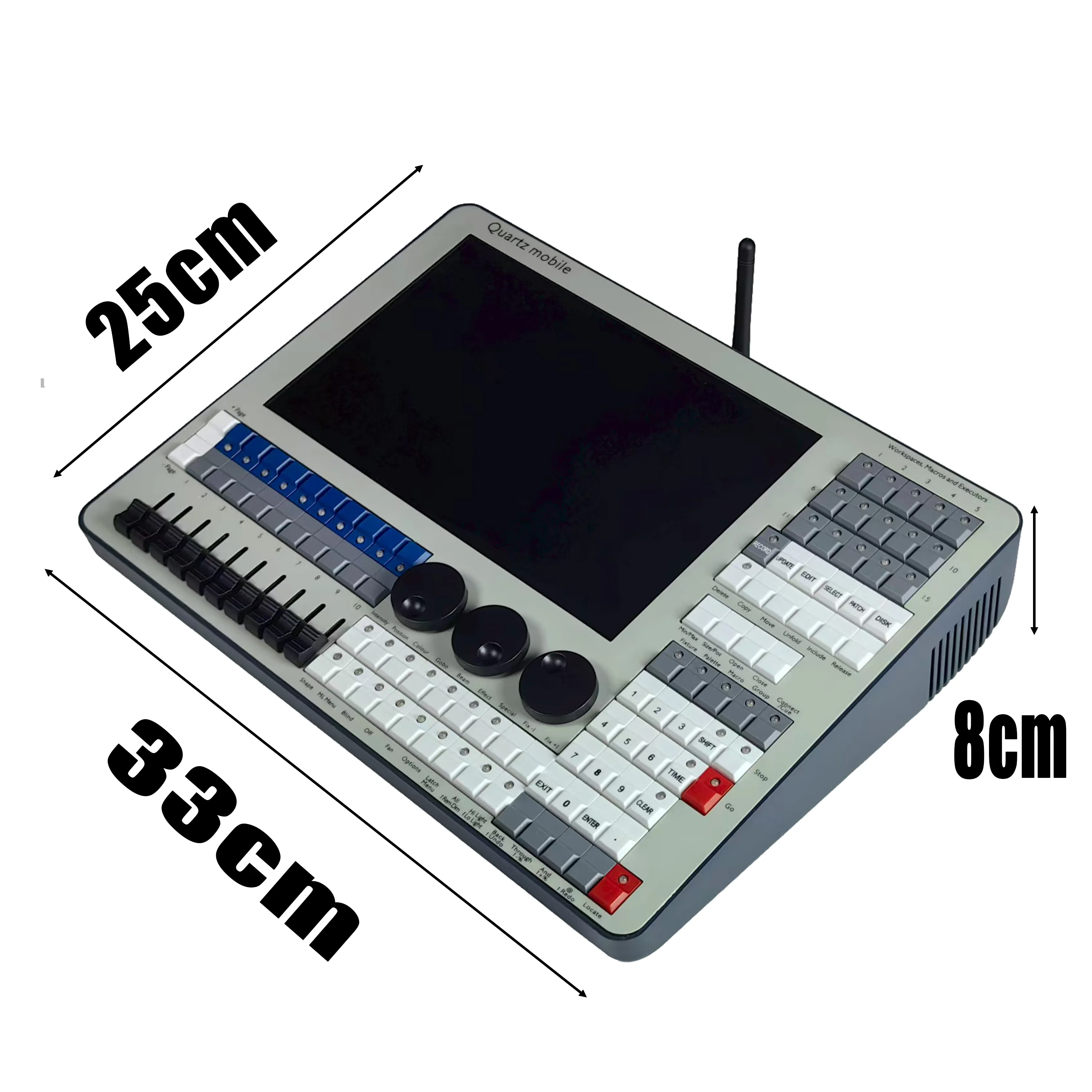 Mini Quartz Mobile Titan DMX Console, Stage Lighting Controller