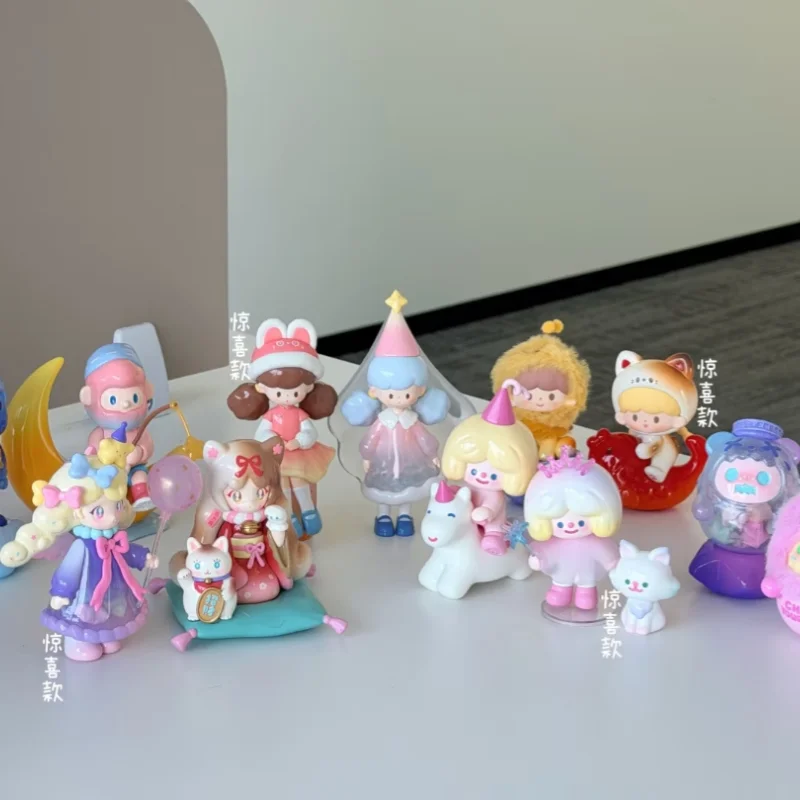 

FUN WISHLIGHT POSTHOUSE Series PVC Model Blind Box Mystery Box Toys Cute Action Anime Figure Kawaii Model Gift Surprise Gift