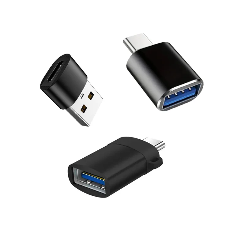 

3Pcs USB3.0 to Type C Male Adapter USB A to USBC Connector OTG Type C Converter Car Charging Adapter for MacBook Mobile Phone