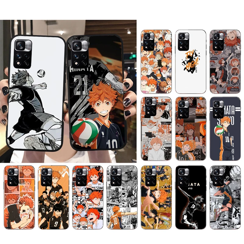 Hinata Haikyuu Volleyball Phone Case For Xiaomi Redmi note 13 12 Pro 11S 11 10 Pro 10S 12S Redmi 13 10 13C