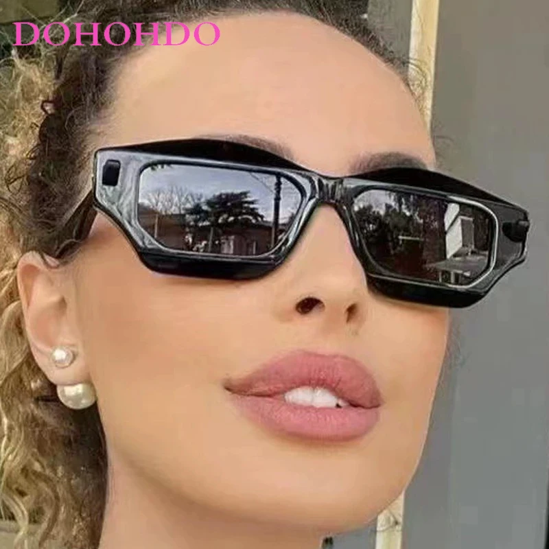 

DOHOHDO Fashion Men's And Women's Sunglasses special-shaped Frame Sports Color Matching Street Photography Retro Glasses UV400