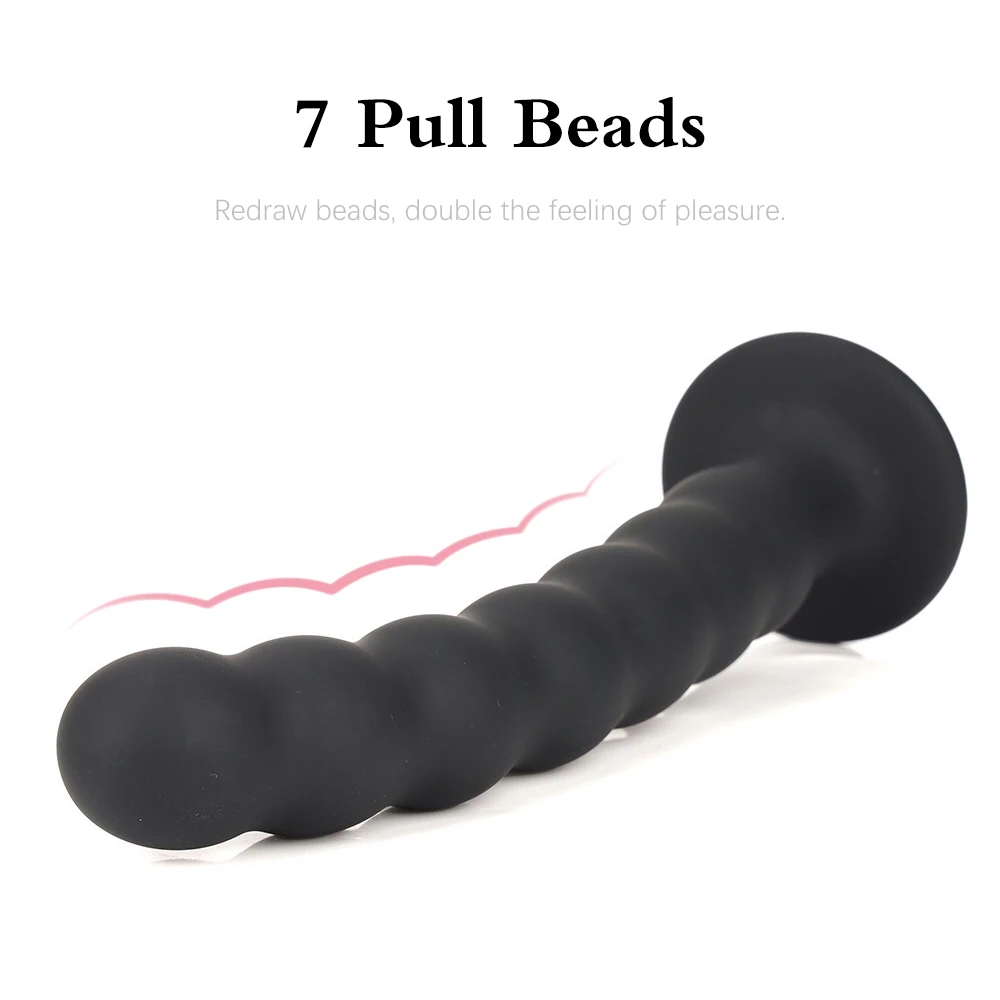 Sex Toys for Man and Woman Anal Plug Prostate Massager Sex Products Vaginal Stimulator With Strong Sucker Silicone Bead Dildo