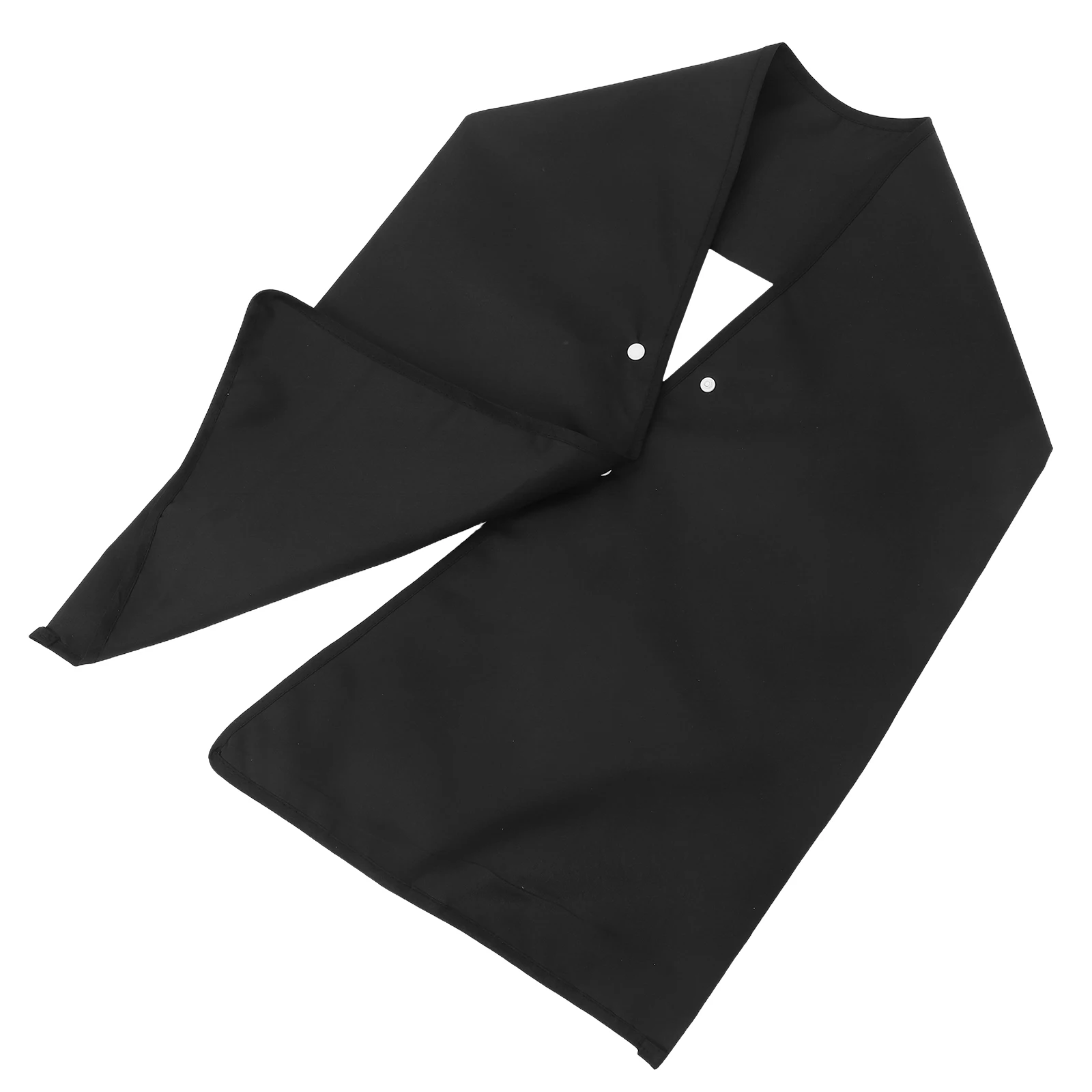 Adult Bib for Eating Washable Double Layer Polyester Scarf Bib for Elderly Mealtime Protection Reusable Comfortable Lightweight