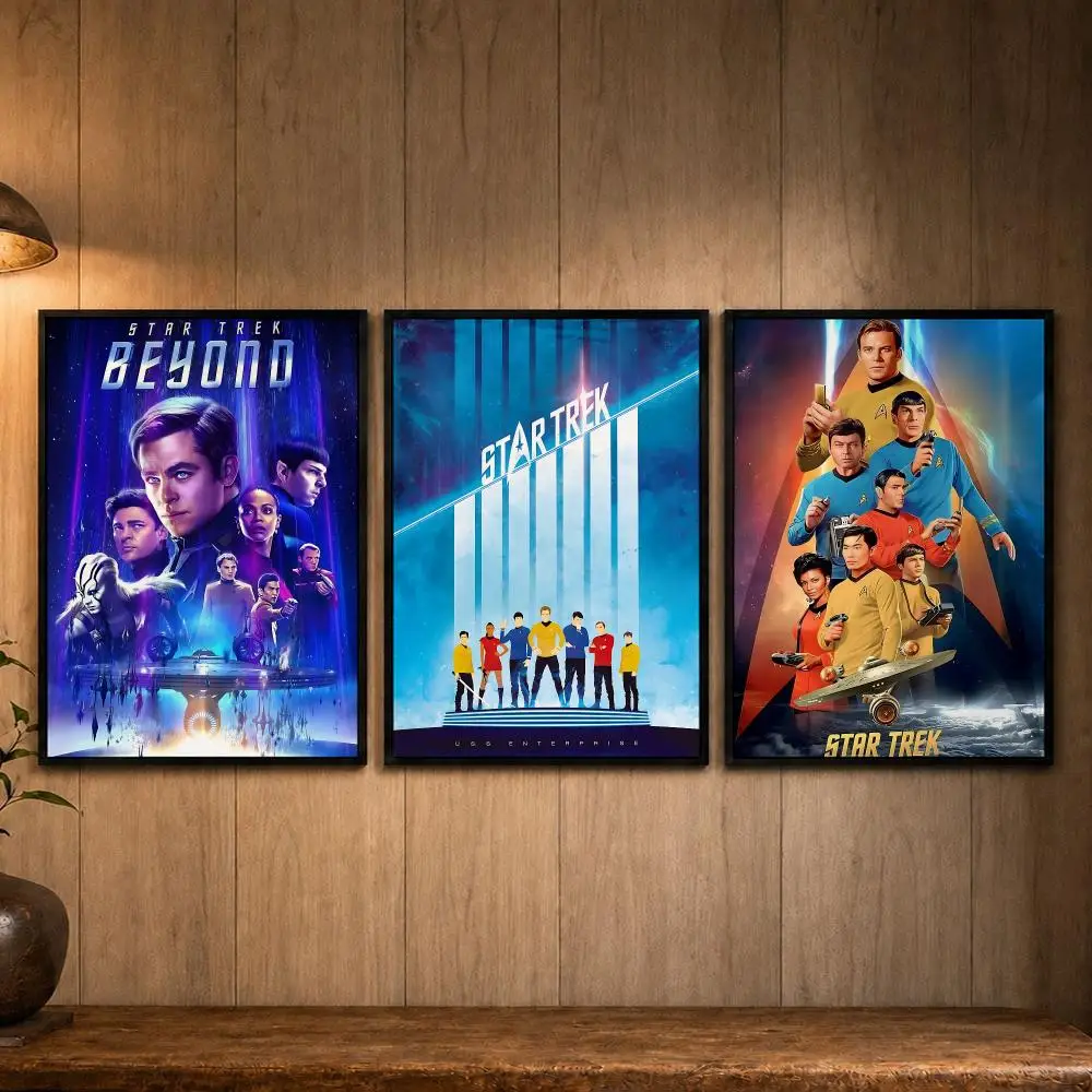 Durable Movie S-Star TrekS Poster Self-adhesive Art Poster Decoracion Painting Wall Art White Kraft Paper Home Decor
