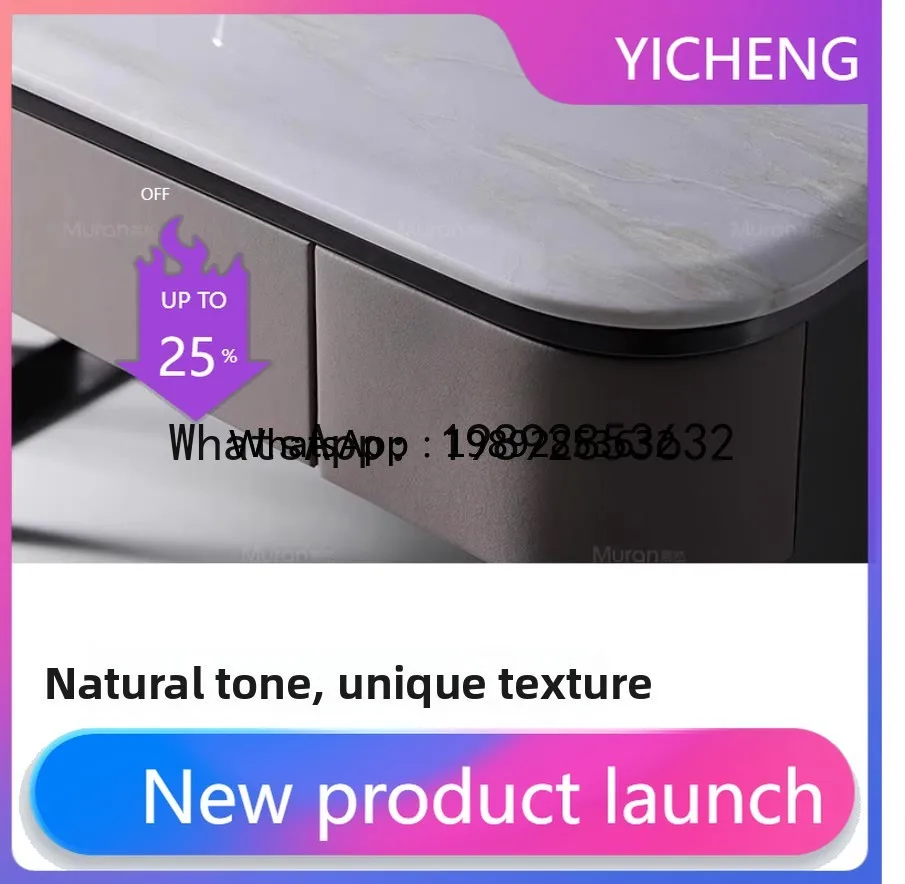 

BGZ7light luxury stone slate desk modern simple high-end study home desk writing desk living room decoration