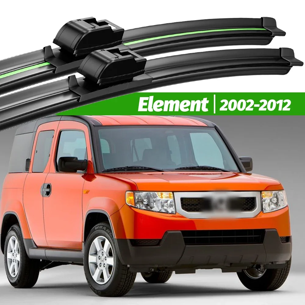 

For Honda Element 2002-2012 2pcs Front Windshield Wiper Blades 2003 2004 2005 2006 2009 2010 2011 Windscreen Window Accessories