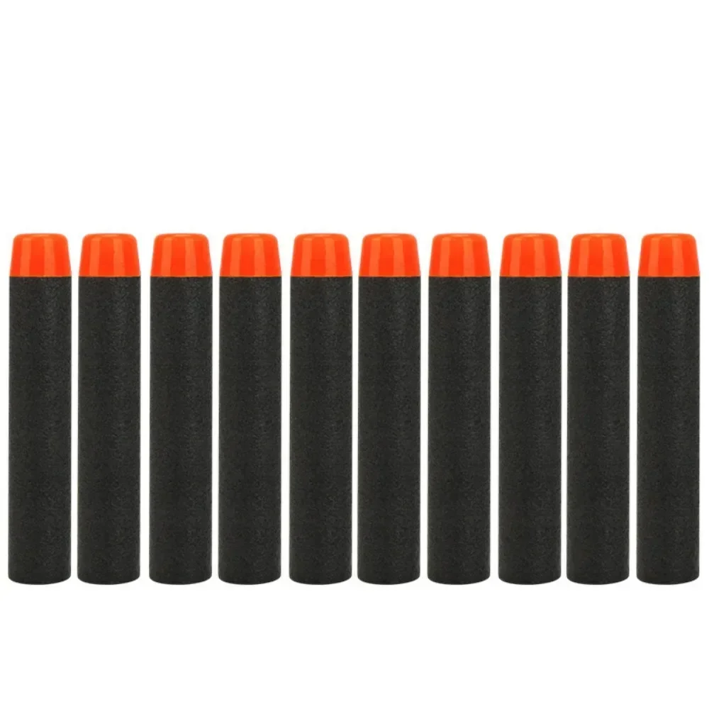 

Черные однотонные пули с круглой головкой 7,2 см для бластеров серии N-strike Elite, пена EVA, сменные дротики, детские игрушечные пистолеты, аксессуары