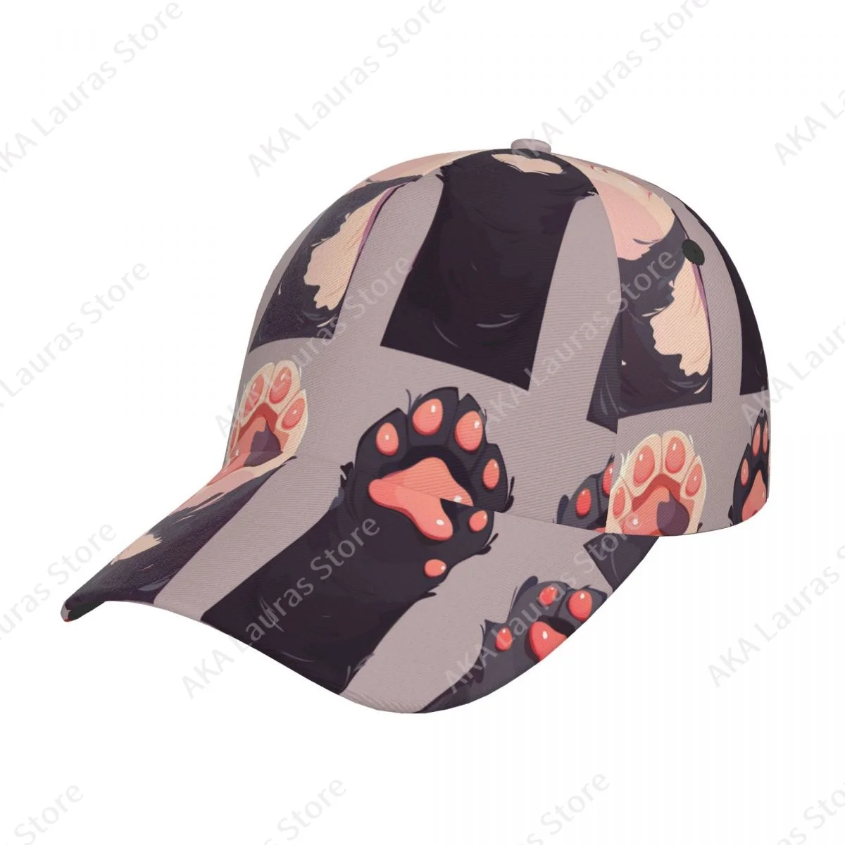 

Golf hat men Baseball Cap Sports Cartoon Cat Paws Casual Snapback Hat Fashion Outdoor Hip Hop Hats For Men Women Unisex