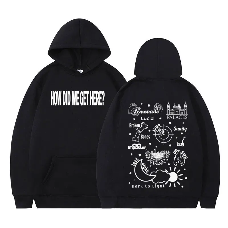 Singer Louis Tomlinson How Did I Get Here Tour 2026 Print Hoodie Men Women Vintage Sweatshirts Casual Fashion Comfort Pullover