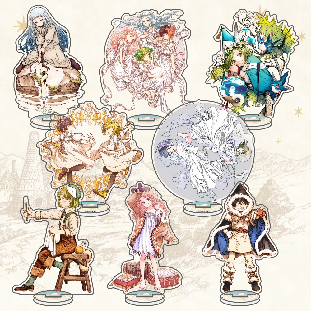 Charm Anime Witch Hat Atelier Keychain Acrylic Stand Model Cosplay Characters Ornament Accessories Goods Collection 15CM Gifts