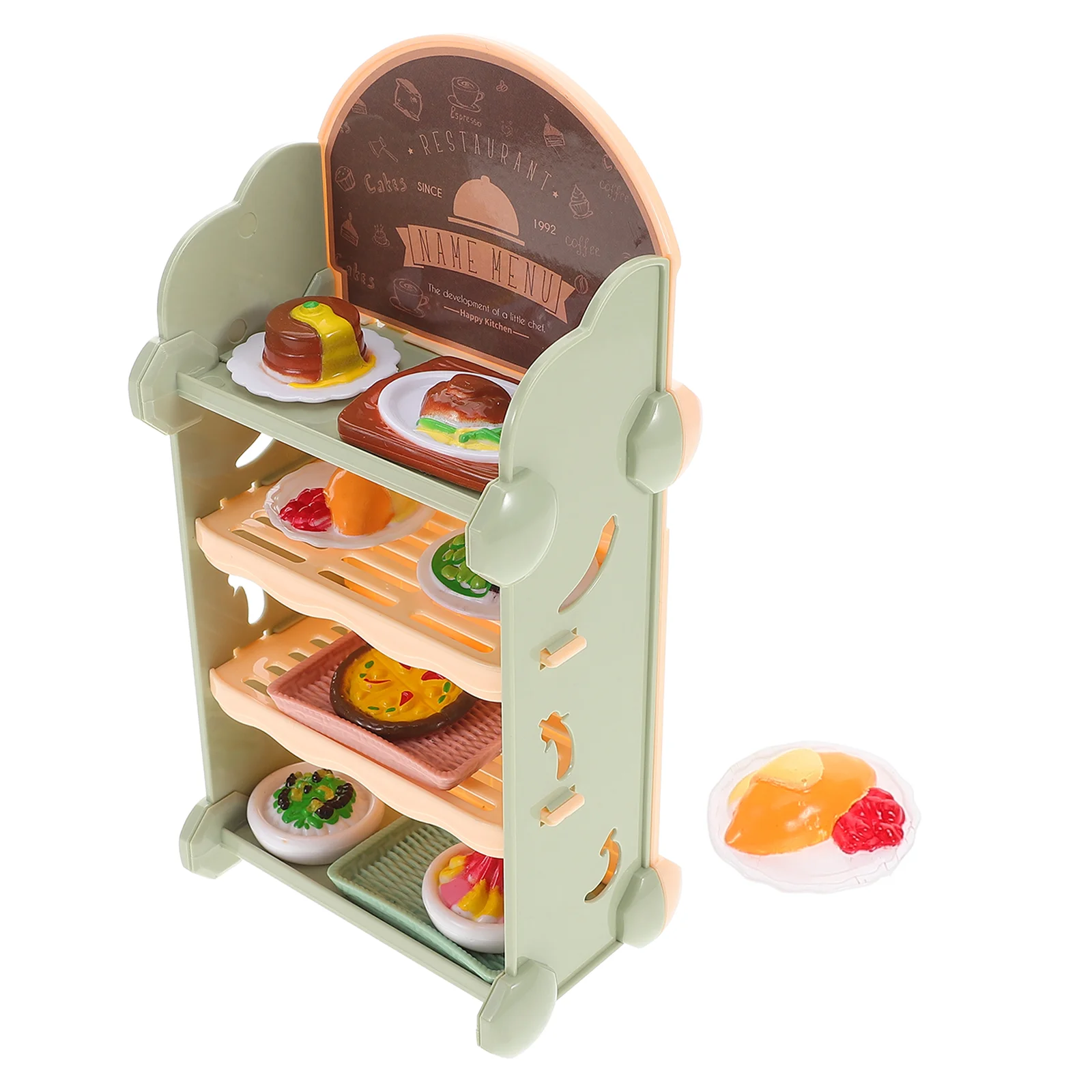 Simulation Food Toy Dollhouse Kitchen Cabinets Cake Props Miniature Realistic Plastic Furniture Accessories Toddler Child