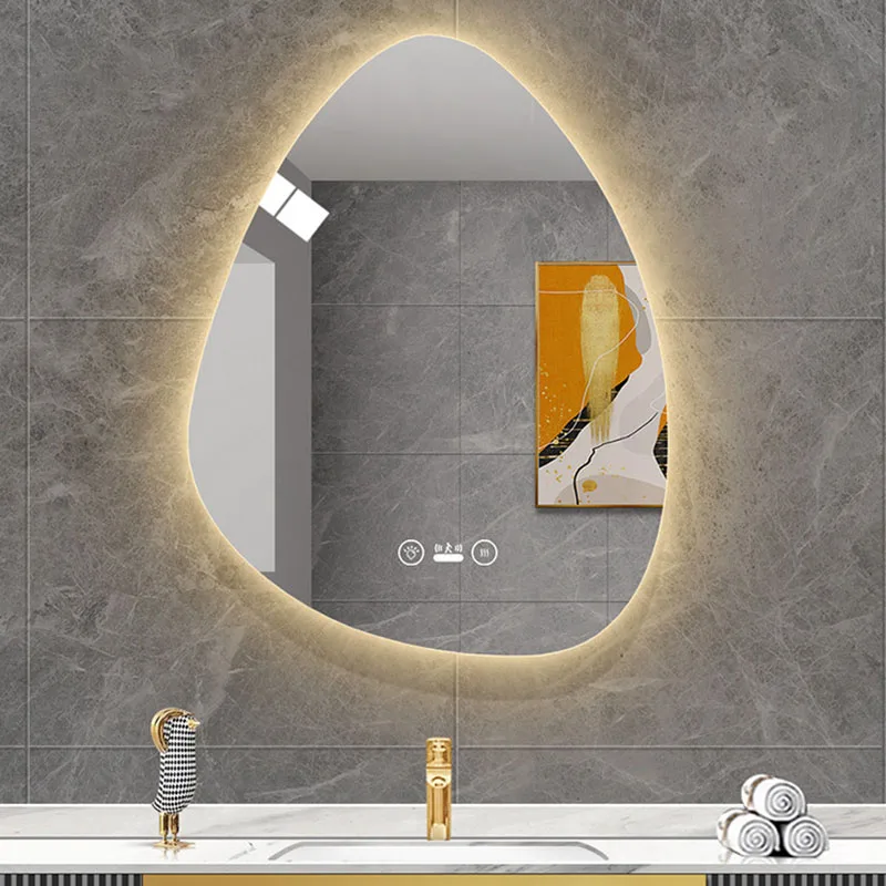 Irregular Wall Mirror Modern Decoration Accessories Aesthetic Makeup Items Mirror Funky Asymmetrical Espelhos Home Decorations