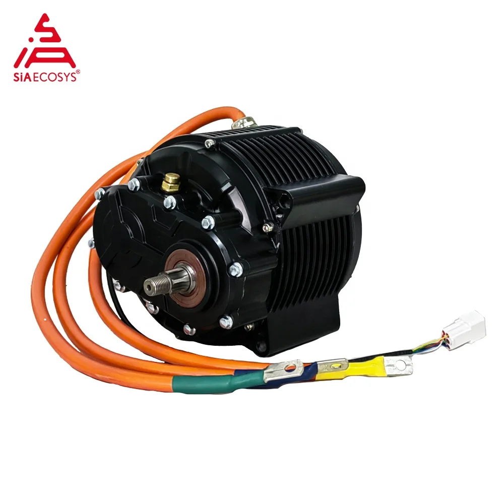 New Arrival QS165 60H 10kW IPM PMSM Mid Drive Motor with 1:2.37 Gearbox for Off-road Dirtbike and Lightbike