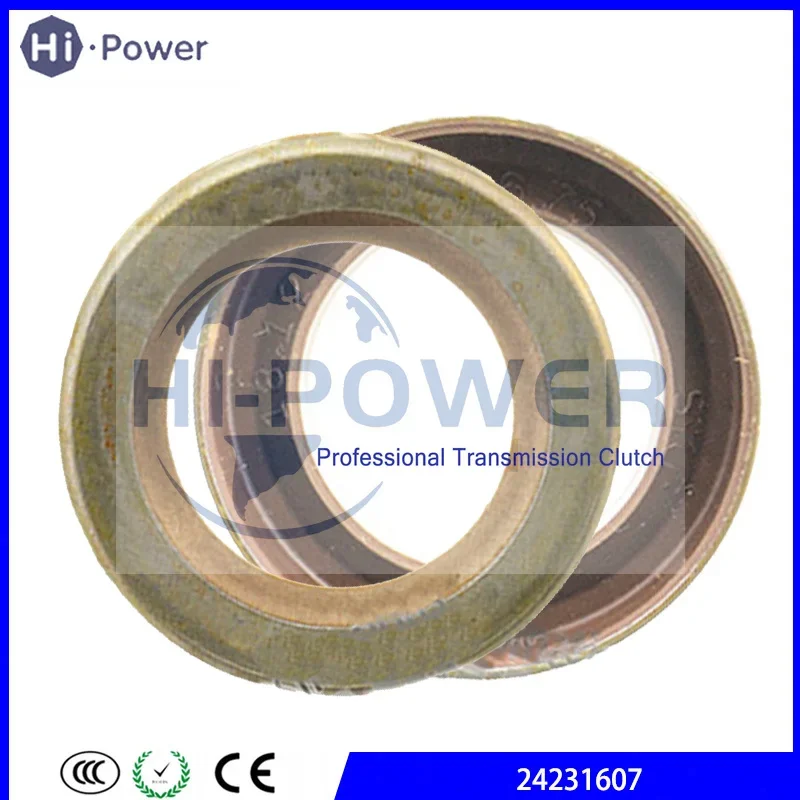 

2PCS 6T40 6T41 6T45 6F35 Automatic Transmission Oil Pump Hub Oil Seal PTFE 24231607 For Chevrolet Malibu Cruze 17x28x7mm