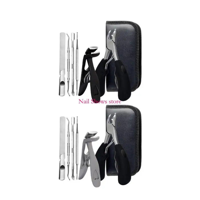

E0BC 6 Pcs Stainless Steel Toenail Fingernail