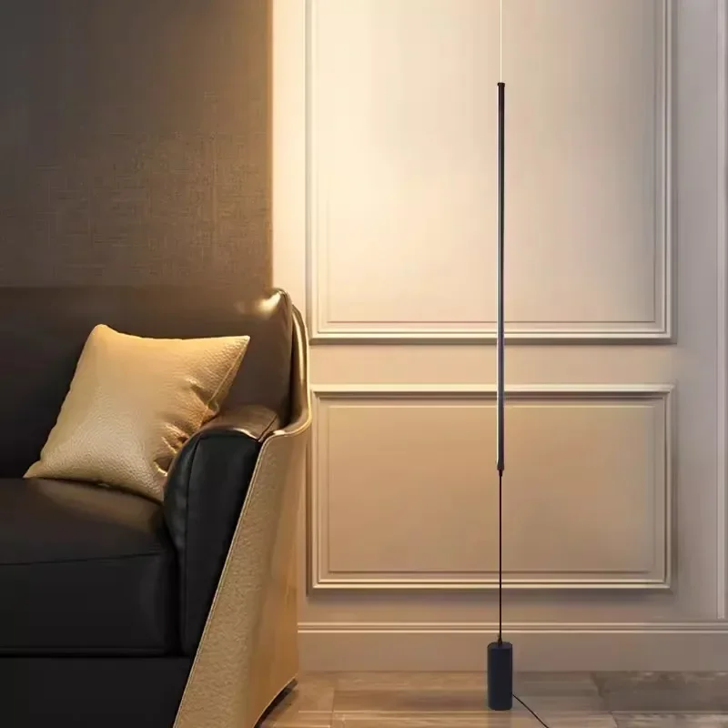 Modern LED Floor Lamps Black 120cm Led Floor Light Decoration Home Lighting For Living room Bedroom Bedside Indoor Light Fixture