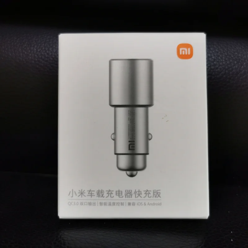 Xiaomi Mi Metal Car Charger 36W Max Smart Dual USB Output QC3.0 Quick Charge For iPhone/iPad and Android Phones