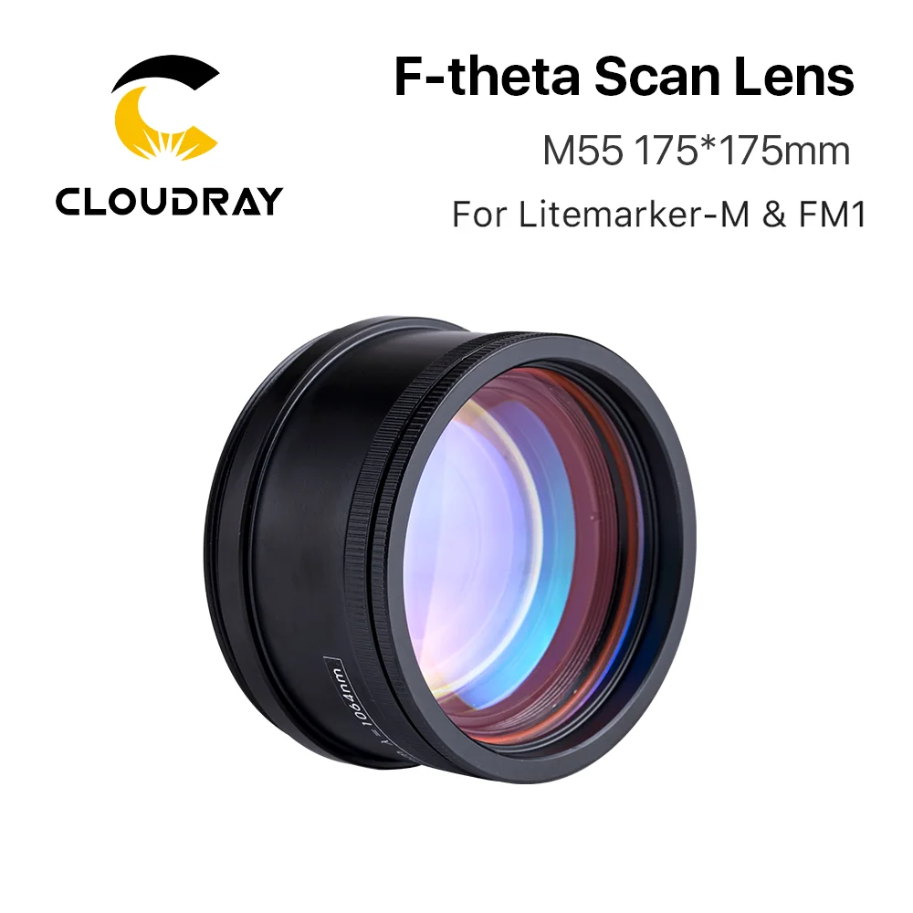 Soczewka Cloudray Colum Heightening Black F-theta dostosowana do laserowych znakowarek Litemarker-M i FM1 o mocy 30/50/60W