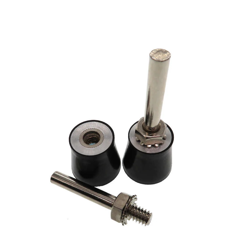 1-20Pc 1inch 25mm Torque Sand Disc Polishing Disc Black Spiral Lock Grinding Disc Electric Disc Pneumatic Chassis 6mm Screw Hole
