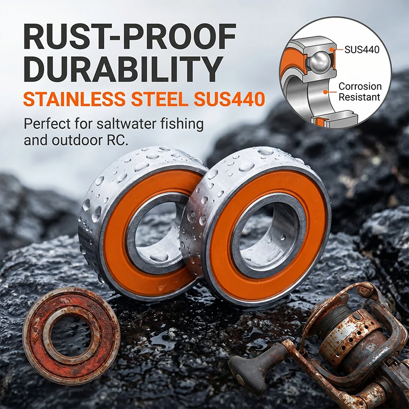 5pcs ABEC7 RC Bearing 6x13x5 S686C 2OS Stainless Steel Hybrid Ceramic Bearing 6*13*5 SMR686 S686 2RS DDU Oil Free Bearings