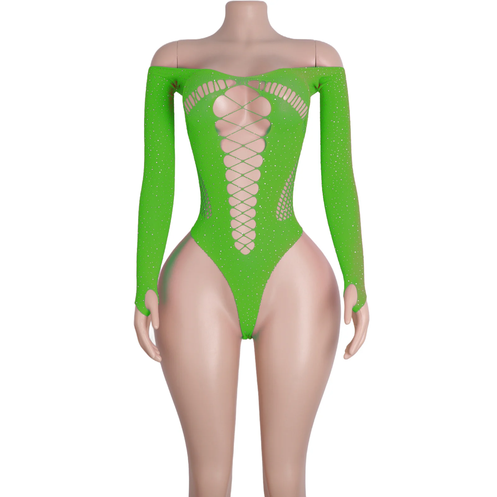 شبكة صيد السمك ارتداءها ملابس الرقص الغريبة بالجملة مثير كلوبوير متجرد العروض شبكة الملابس الداخلية العصرية ملهى ليلي ملابس الملابس الداخلية