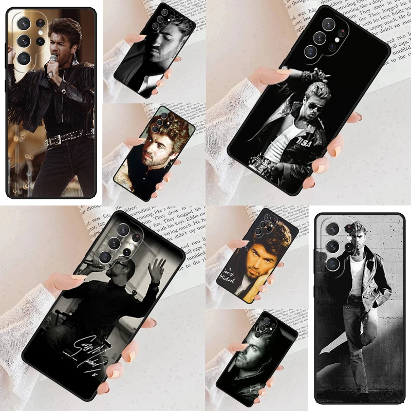George Michael Handsome Smile Singer Wham Cell Phone Case for Samsung Galaxy S26 Ultra S25 S24 S23 S22 S21 S20 Note10 Cover