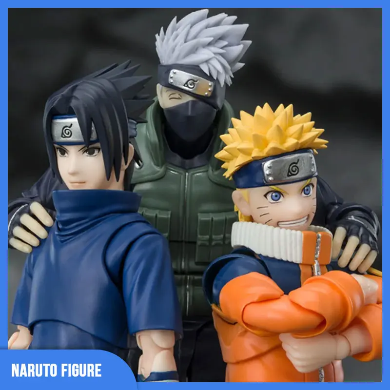 Оригинальная экшн-фигурка S.H. Фигурка SHF Naruto Uchiha сасуке Узумаки Наруто Аниме Готовая модель игрушка в подарок