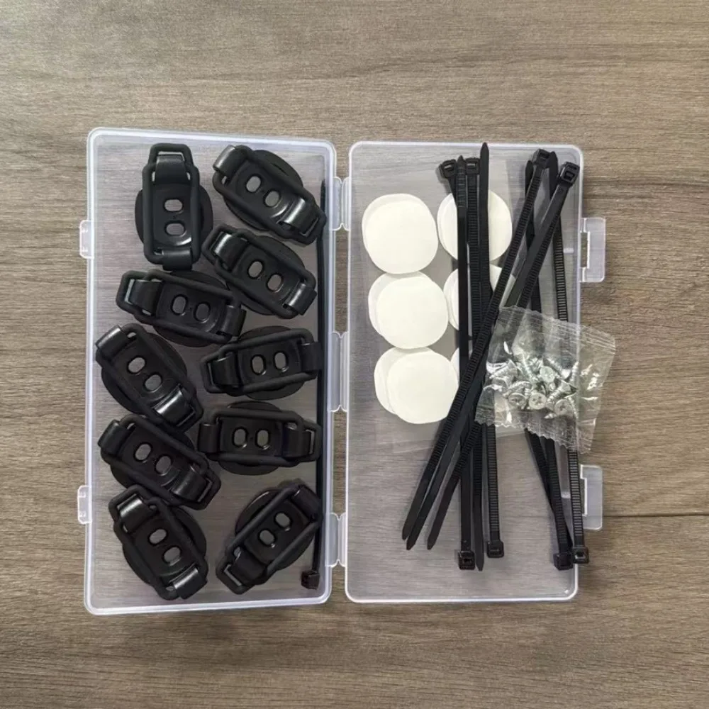 10 Pack Cord Control Adjustable Cable Clips Self-Adhesive Elastic Desktop Cable Management Reusable Cord Organizer Indoor