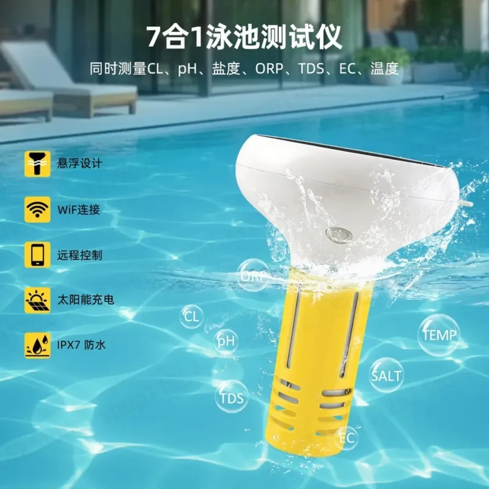 Wireless smart floating water quality monitor high precision conductivity kit set tool pack