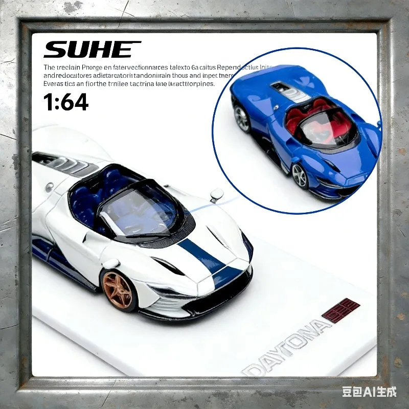 

SUHE 1:64 Jump Horse SP3 Limited Edition Realistic Static Resin Car Model, Boys' Gift Toy, Adult Collection Decoration Piece.