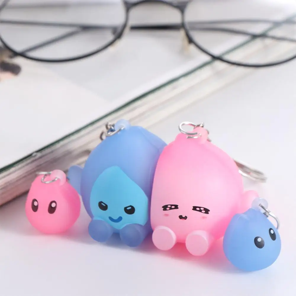 

Fashion Cute Magnetic Suction Keychain Animal Hanging Accessory Glow-in-the-dark keychain Cartoon PVC Couple Keyring Gift