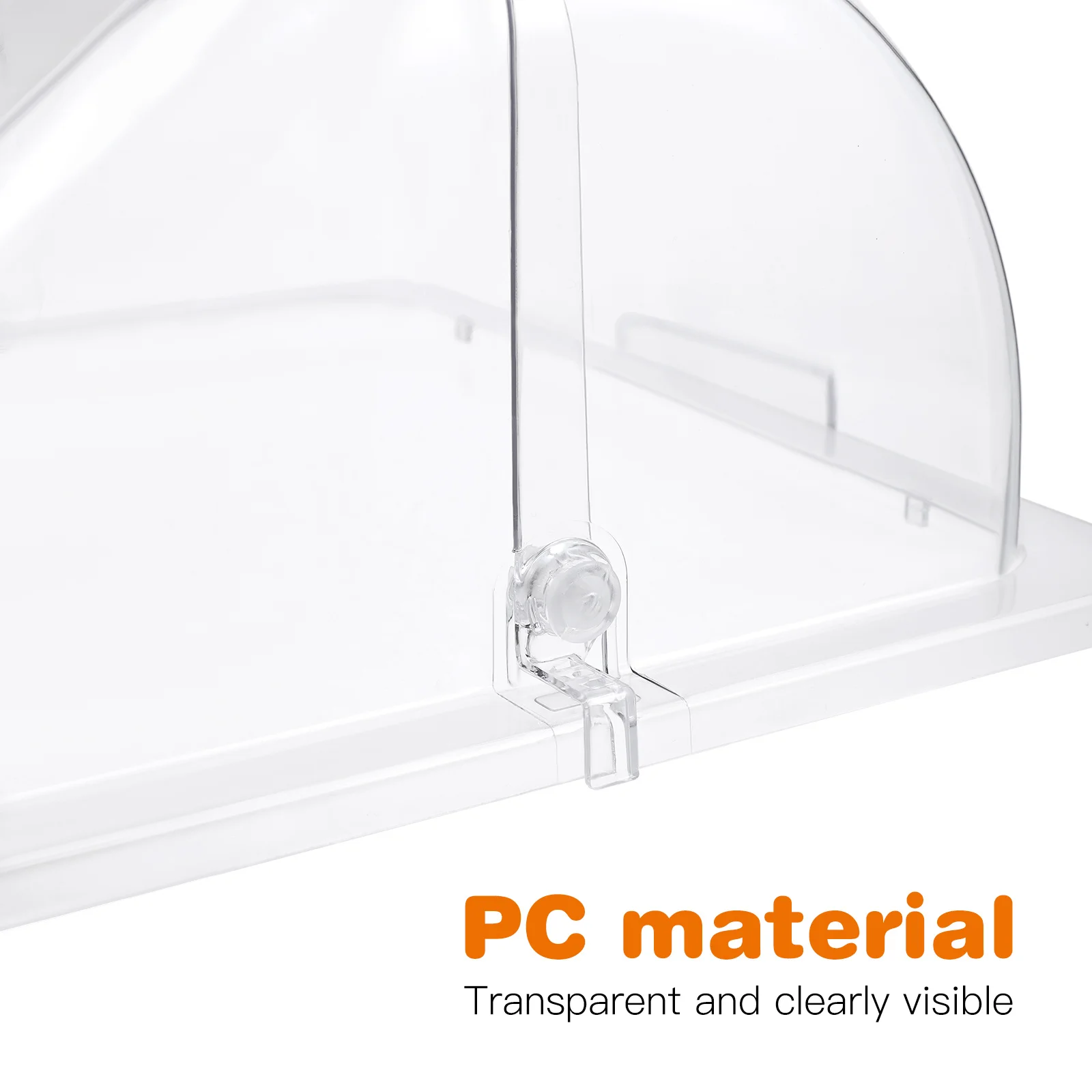 1Pcs Clear Plastic Cake Case Wide Lid Opening Dessert Pastry Sample Display Dessert Showcase Cake Cover