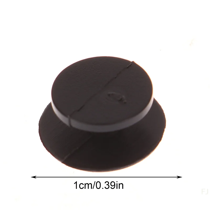 [YU] 100Pcs 플라스틱 단추 DIY 신발 매력에 대 한 검은 투명 장식품 어린이 액세서리 경량 버클