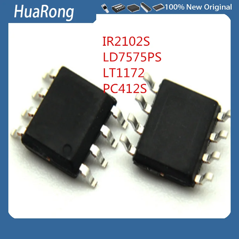 10Pcs/Lot  IR2102S  LD7575PS L07575 LO7575   LT1172 LTC1172CS8   LT1172CS8   PC412S   SOP8