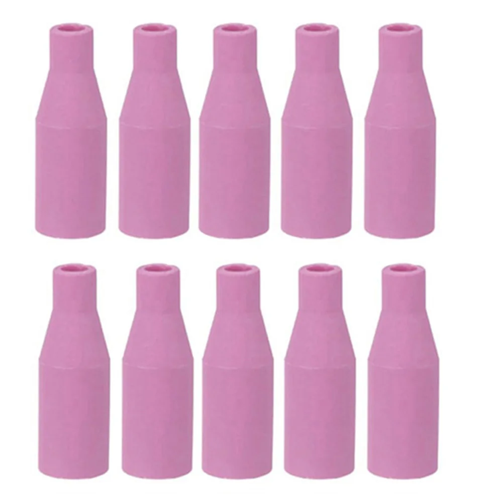 10PCS Welding Nozzles for For Mig For MB15 Torch Gasless Consumables with Contact Tips Compatible for AK15 and MB14
