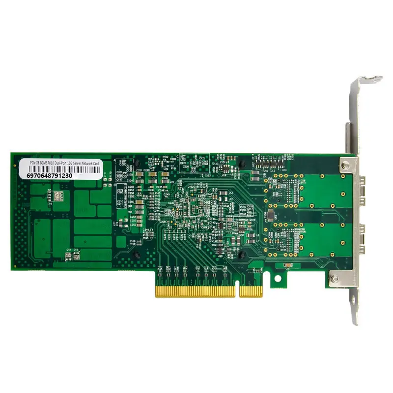 10G Broadcom network card BCM 57810 dual port server fiber optic network card PCI-E X8 SFP+interface