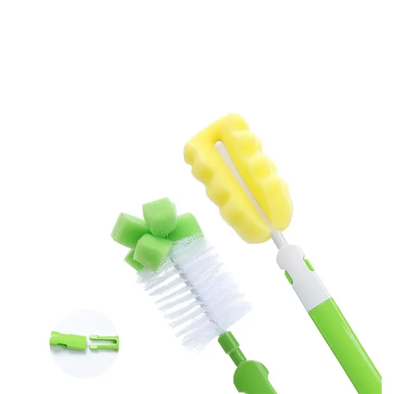 Anpei Baby Pacifier Sponge Bottle Brush Cleaning Set