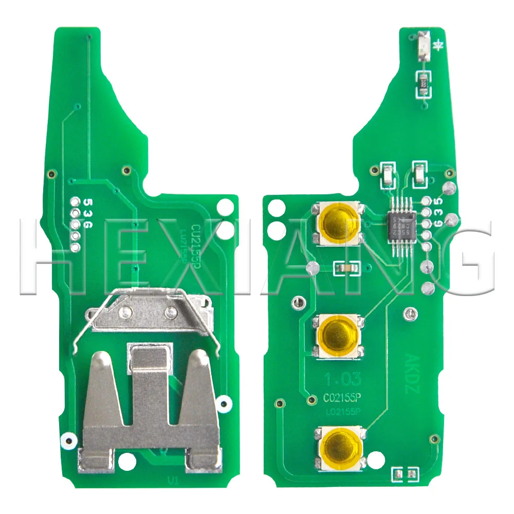 HE muslimatid48chip 433MHz chiave di vibrazione a distanza per auto all\'ingrosso per VW Volkswagen Polo Golf Passat Jetta Beetle Tiguan Skoda Seat