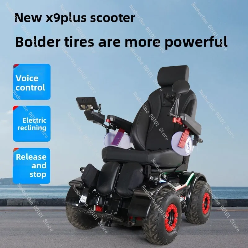 X9 PLUS Off-Road Tire, for Electric Scooter & Four-Wheel Mobility Vehicle, Elderly Disabled Electric Assistant, New Bold Design