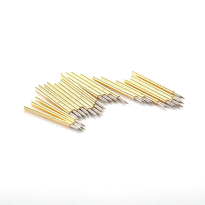 100PCS/Pack P75-B1 Straight Spring Test Probe Diameter 1.02mm Length 16.5mm PCB Pogo Pin
